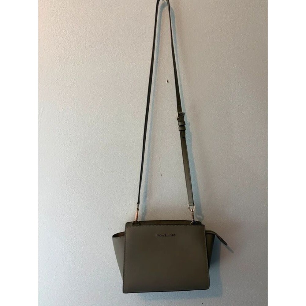 Michael kors green crossbody bag